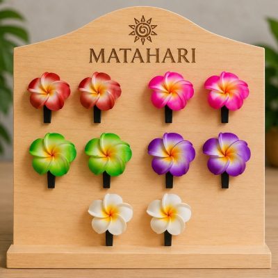 Pinza flor set 10