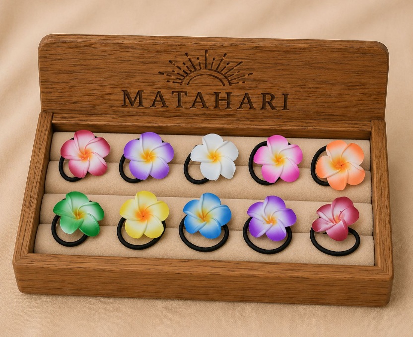 Colet con flor set 10 surtidos - Imagen 2