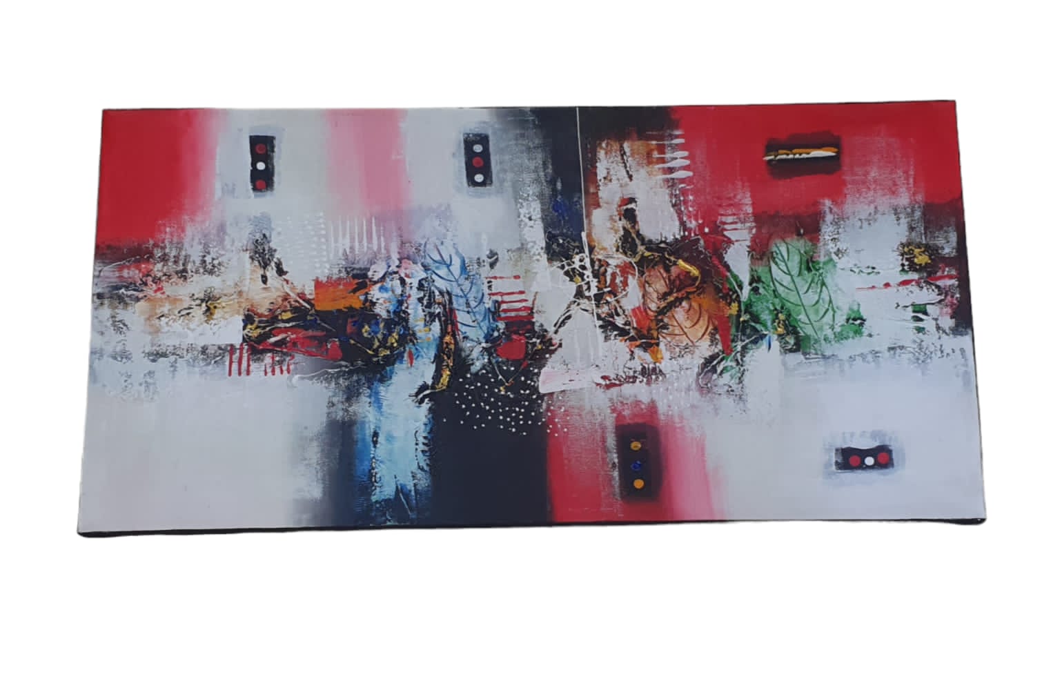 Cuadro abstracto 130x65cm - Imagen 2