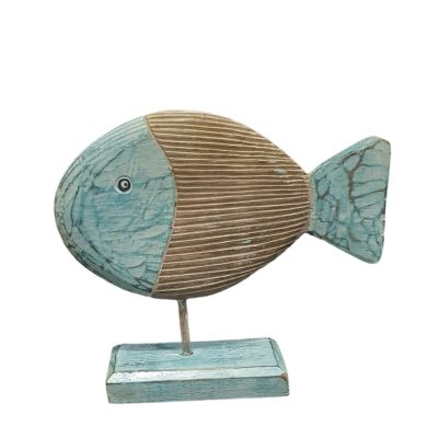 Pescado pedestal redondo  30x35cm