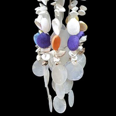 Colgante coco concha nacar 40cm