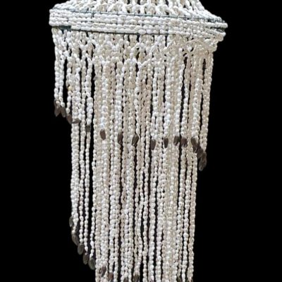 Lampara spiral de concha 1mt