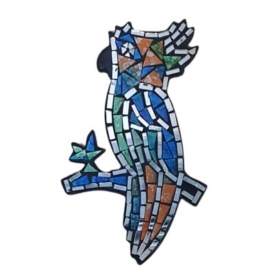 Cacatua 20 cm mosaico