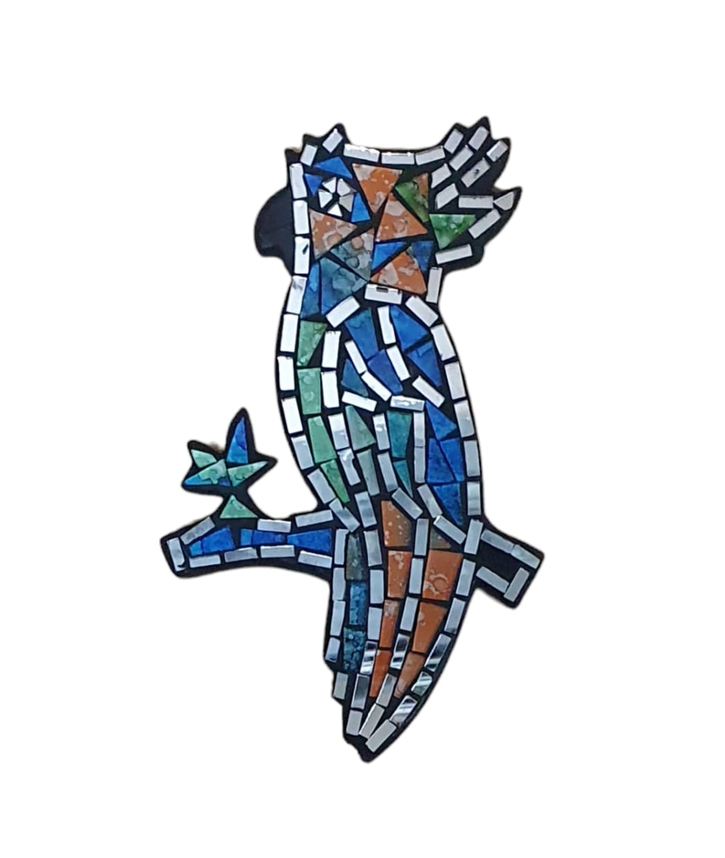 Cacatua 20 cm mosaico