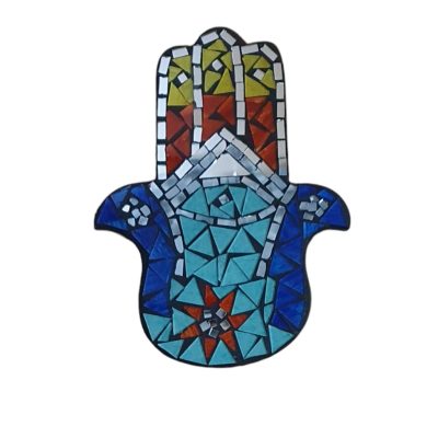 Mano de fatima 20 cm mosaico