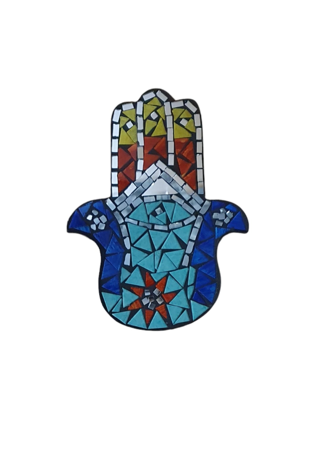 Mano de fatima 20 cm mosaico