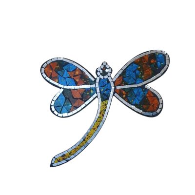 Libelula  30 cm mosaico