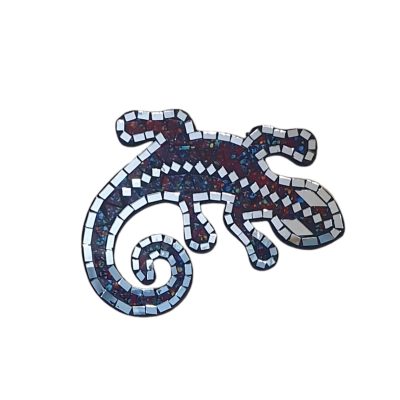 Lagarto circular 20 cm  mosaico