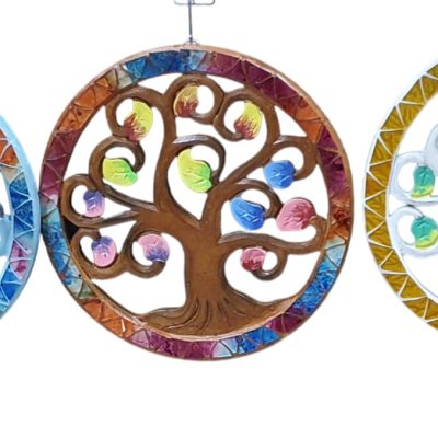 Arbol de la vida con mosaico 20 cm