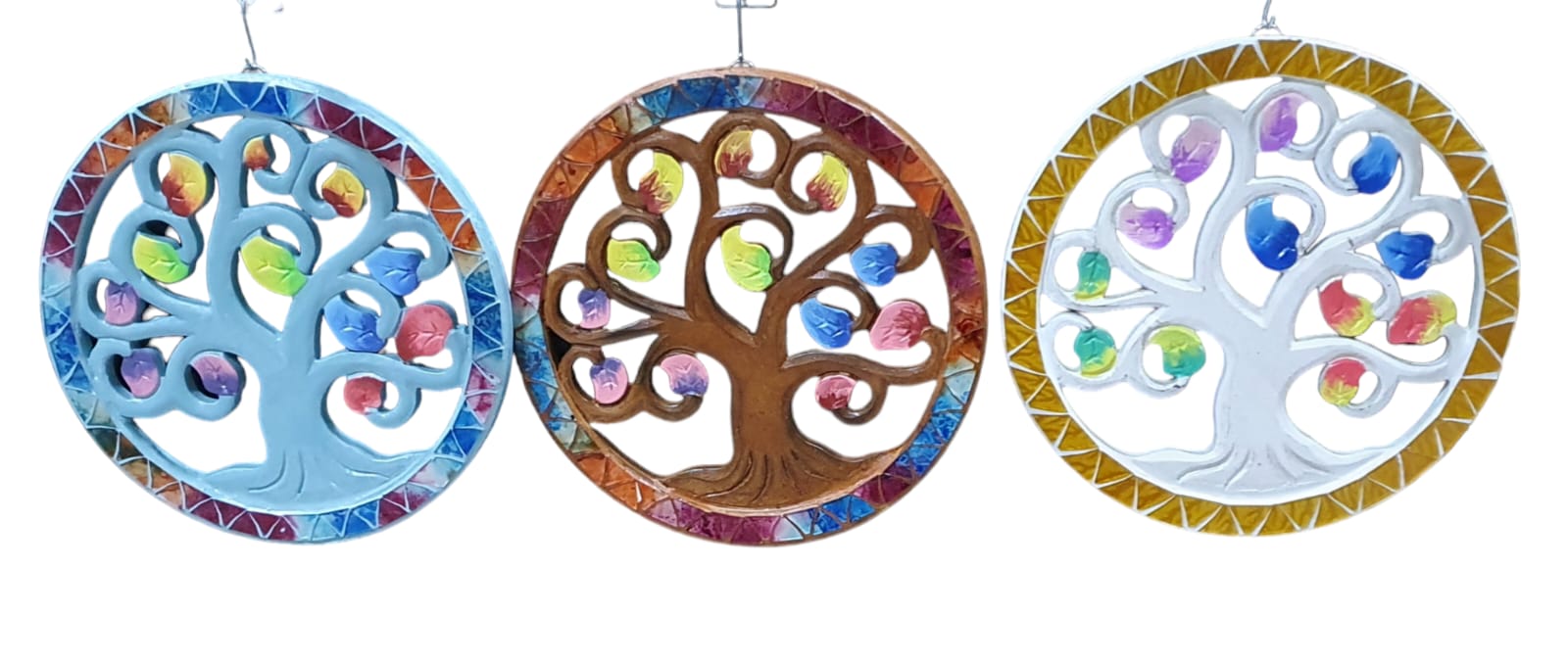 Arbol de la vida con mosaico 20 cm