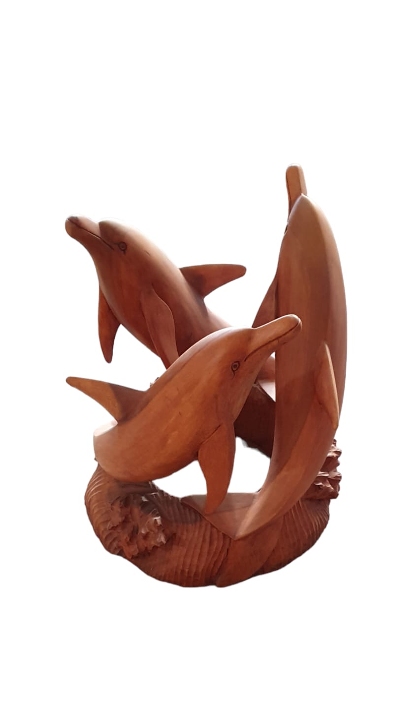 Delfin mesa con vidrio