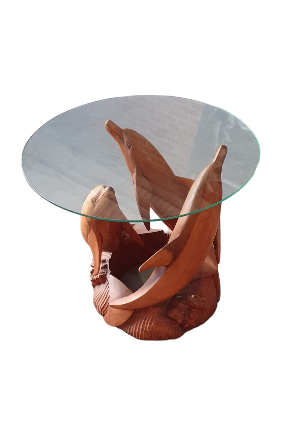 Delfin mesa con vidrio - Imagen 2