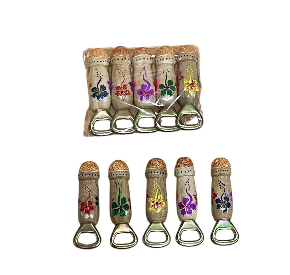 Abre botella 10 cm con dibujo pack 5