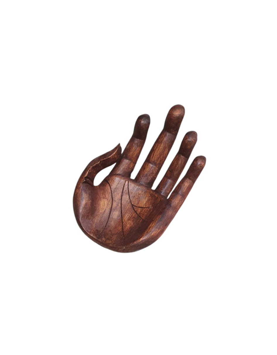 Mano abierta madera 30 cm