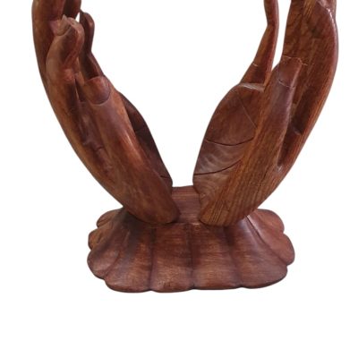 Manos doble 30 cm pedestal
