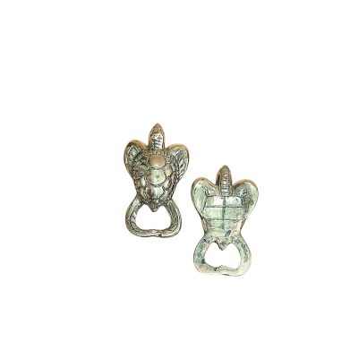 Abre botella tortuga 10cm bronce