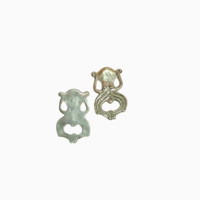 Abre botella pulpo 11cm bronce