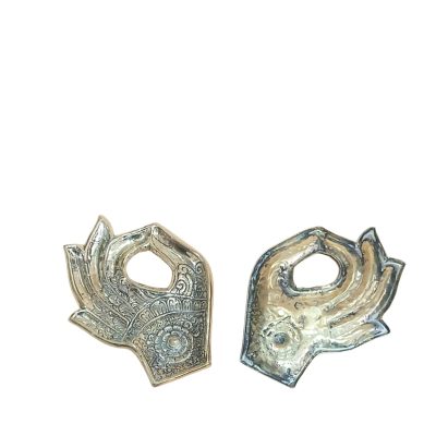 Mano ok 18.5cm bronce