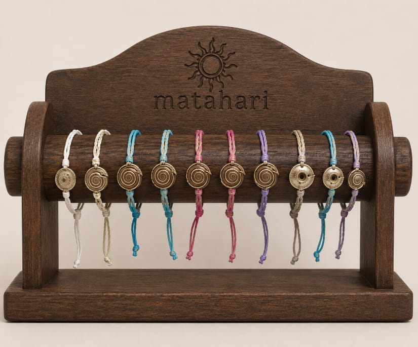 Pulsera con concha (mínimo 12und)