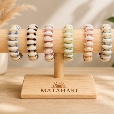 Pulsera una concha simple (mínimo 12und )