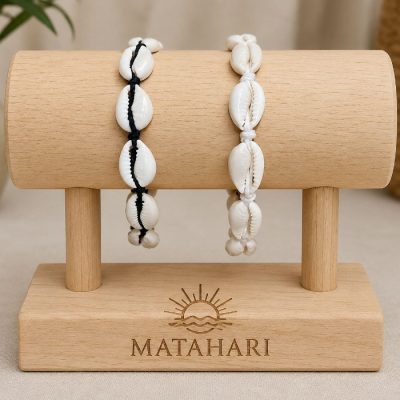 Pulsera de concha con mostasilla