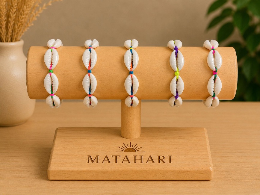 Pulsera concha puri cinta (mínimo 12und)