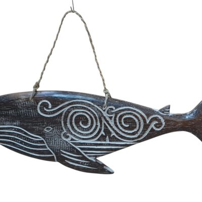 Cachalote tallado panel 50 cm