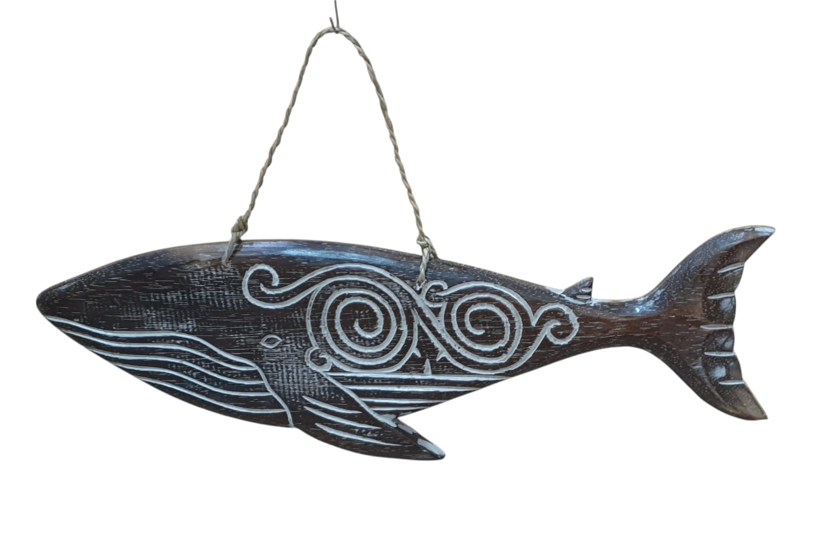 Cachalote tallado panel 50 cm