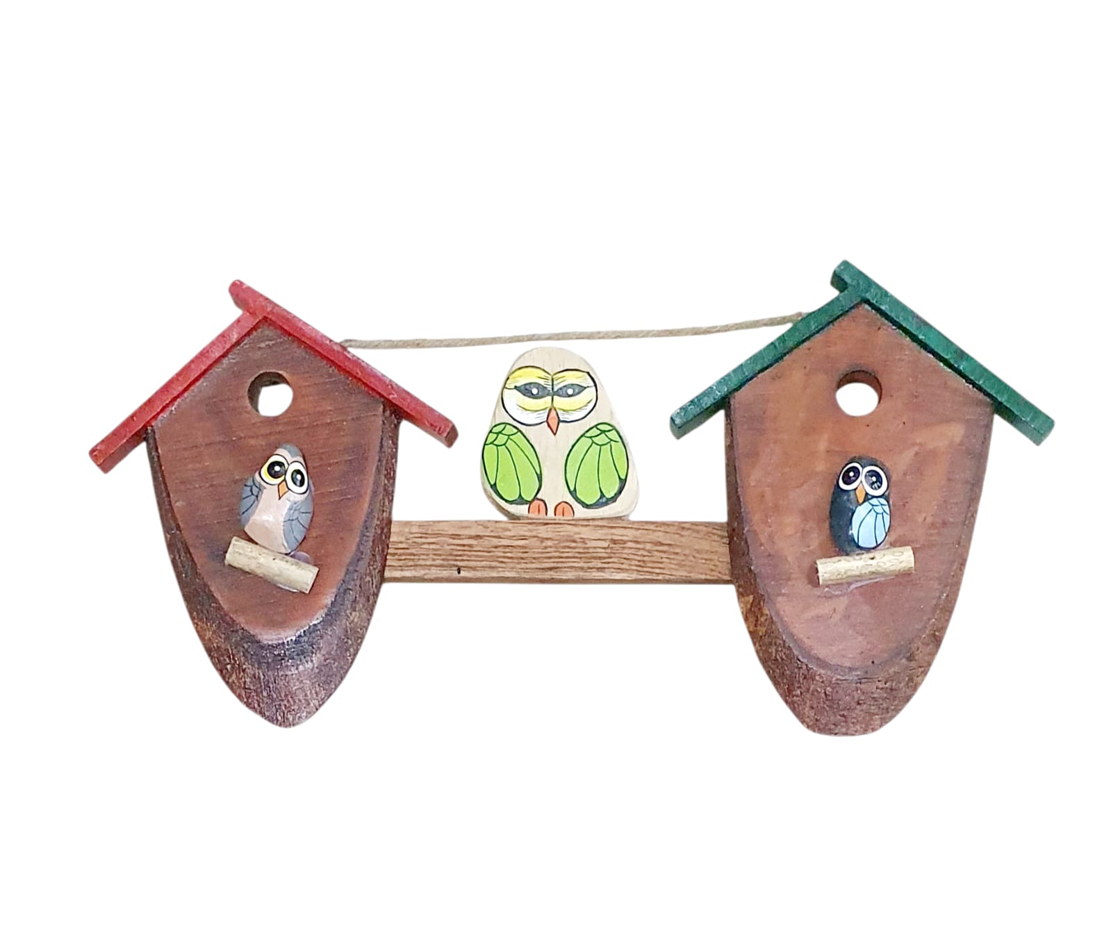 Retablos buhos familia 47cm largos