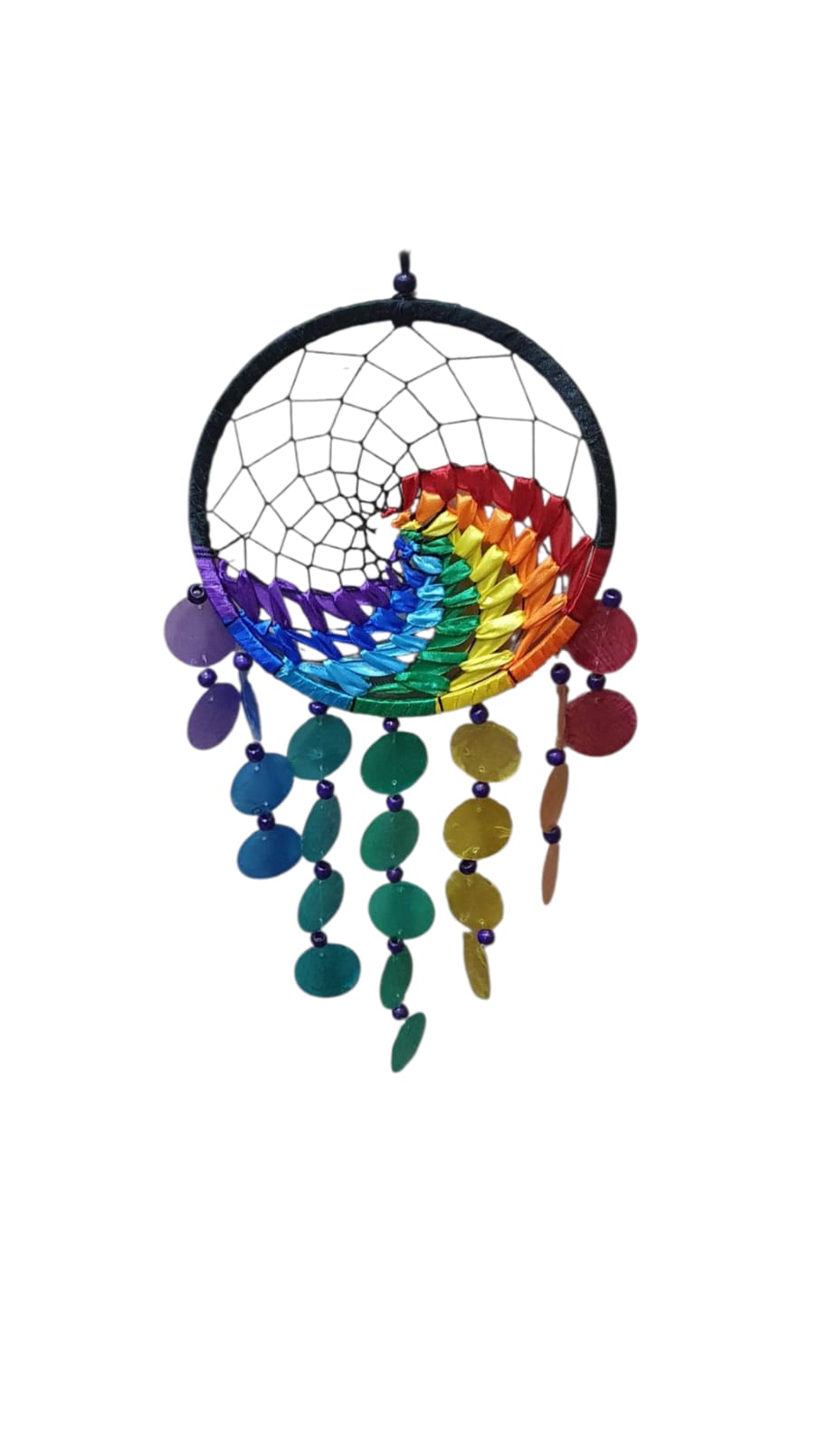 Atrapa sueño 17cm rainbow nacar