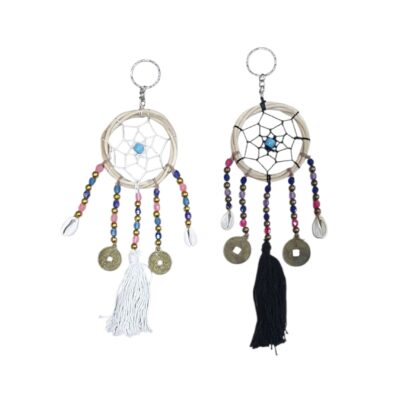 Llavero atrapa sueño  6cm moneda concha