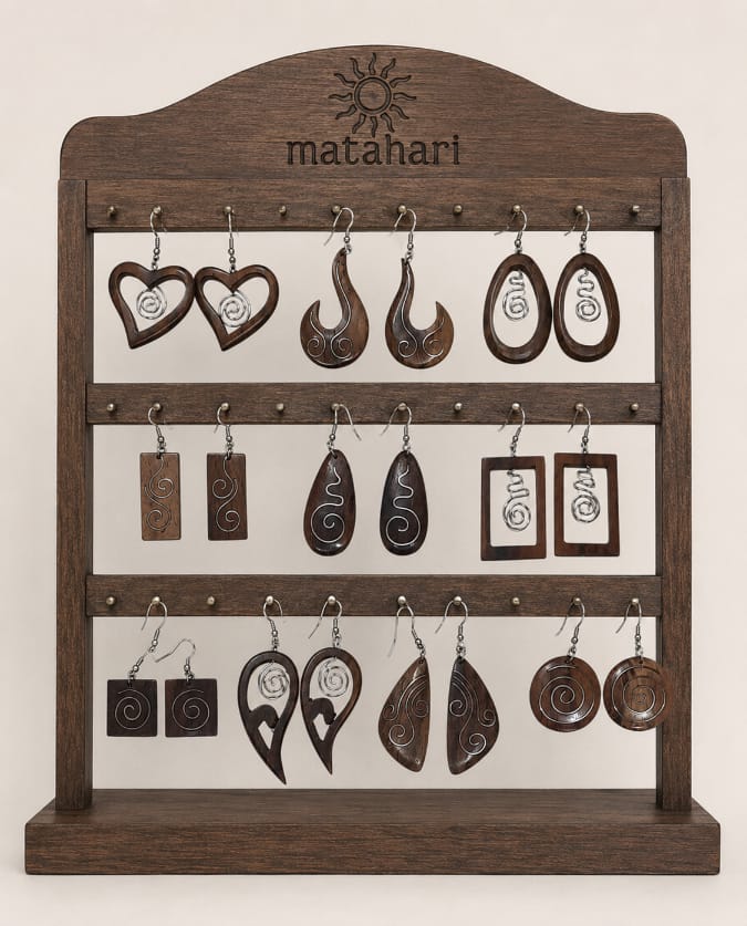 Aros madera con metal