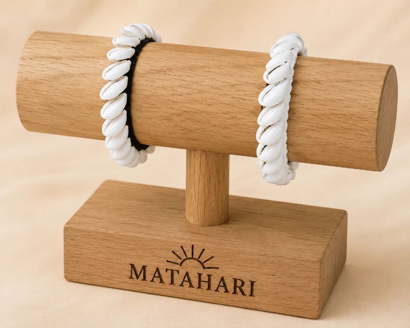 Pulsera concha puri cortada