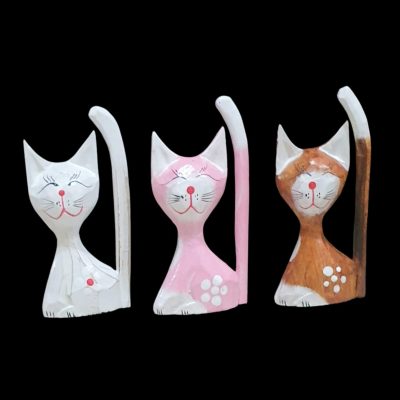 Gatos cola set 3 14cm