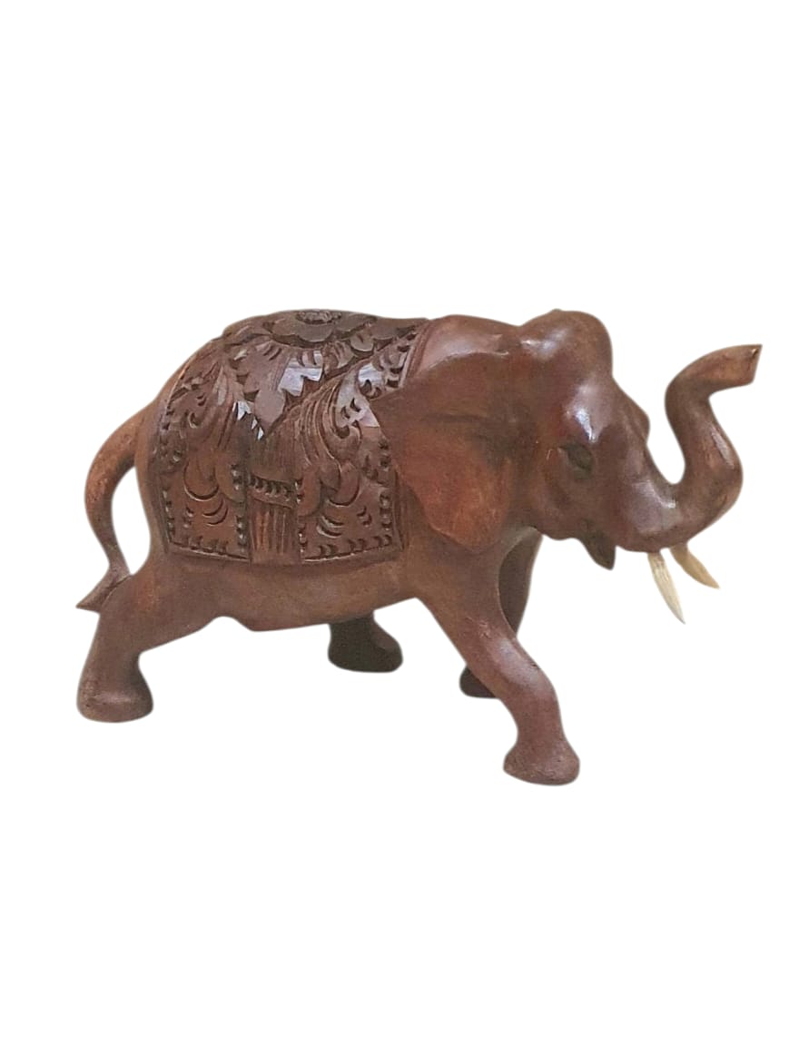 elefante tallado 20 cm