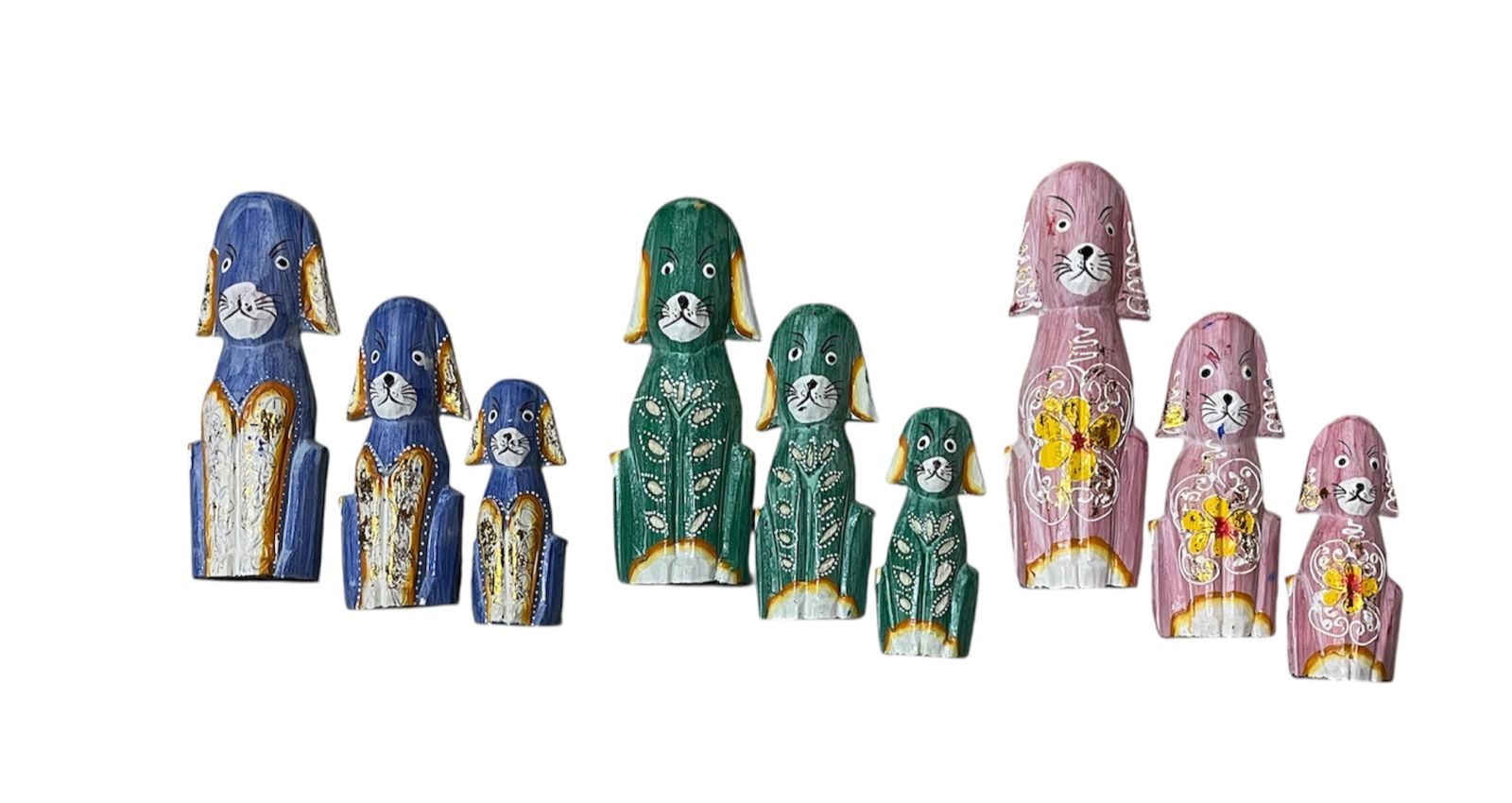 Perro set 3 25 cm
