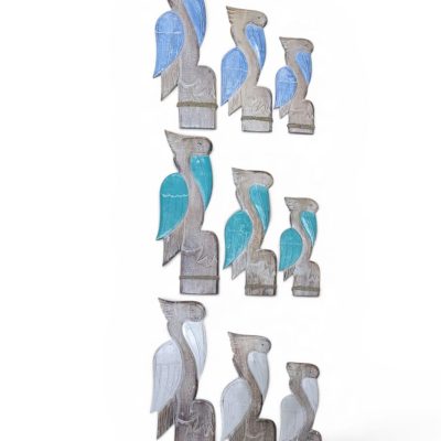 Pelicano set 3 para colgar 48-38-30cm