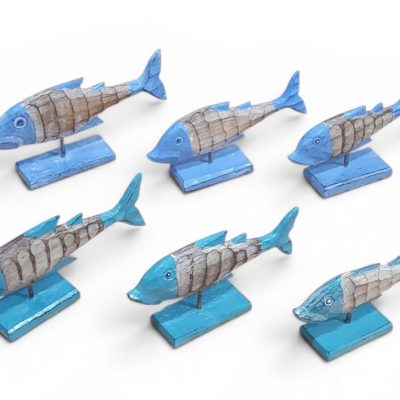 Pescado tuna set 3 28-25-22cm pedestal