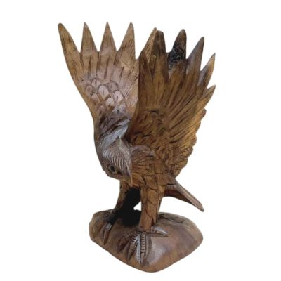 Aguila 30 cm madera tallada
