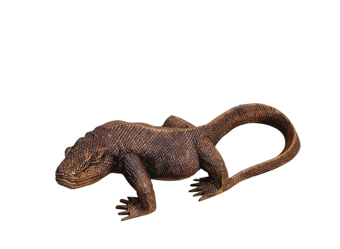 Komodo 40 cm madera tallado