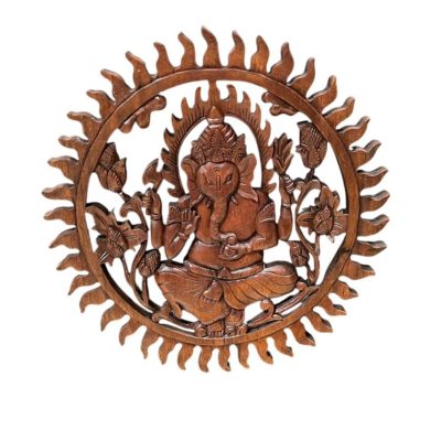 Panel ganesh tallado 40cm