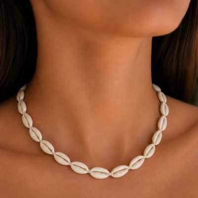 Collar conchita blanca