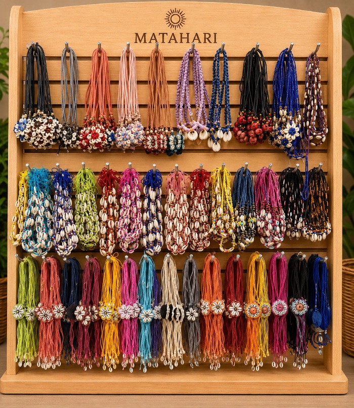 Collar con conchitas surtidos (foto solo de refencia elegir en el local