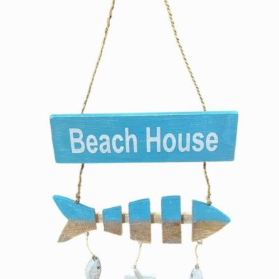 Panel beach house c/pescado y deco 50cm