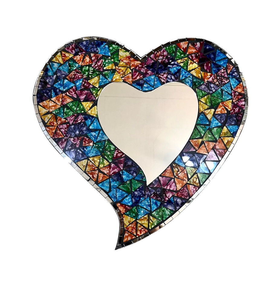 Corazon mosaico 40 cm