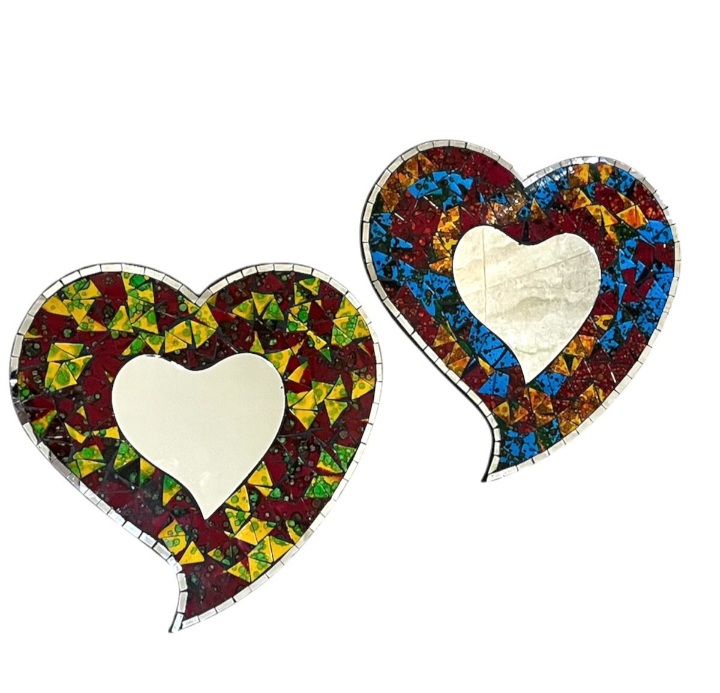 Corazon mosaico 30 cm